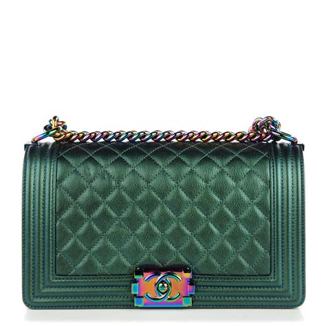 chanel iridescent handbag|iridescent medium boy bag Chanel.